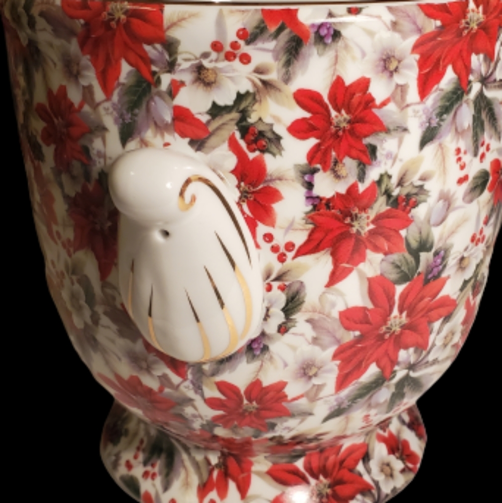 Formalities poinsettia, Chintz Pot